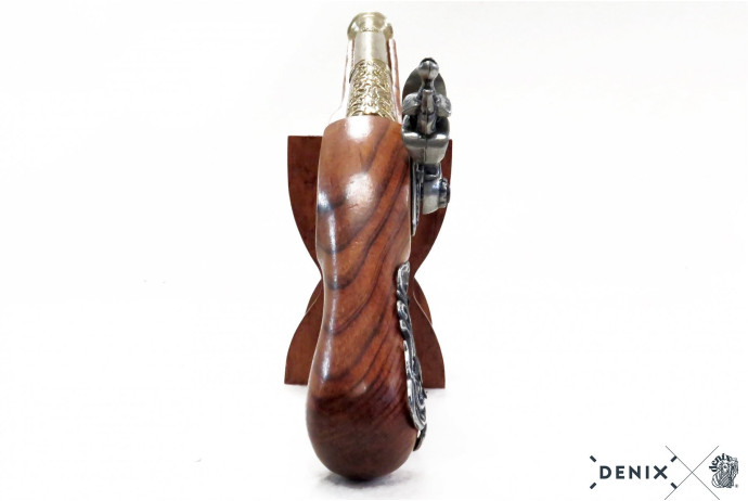 replika pistolet skałkowy na stojaku denix model 1196L+801
