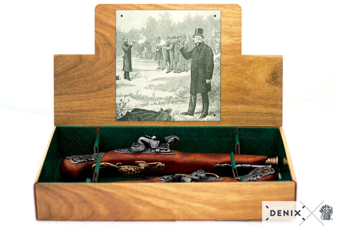 repliki brytyjskich pistoletów w pudełku denix model 2-1196 L