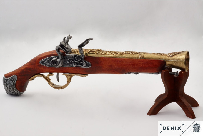 replika angielski garłacz na stojaku denix model 1219L+800