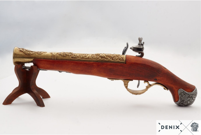 replika angielski garłacz na stojaku denix model 1219L+800