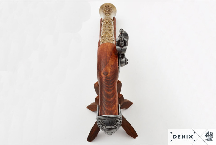 replika angielski garłacz na stojaku denix model 1219L+800