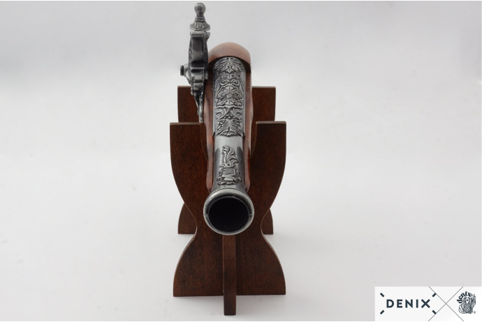 Replika niemiecki pistolet skałkowy Denix model 1260 G