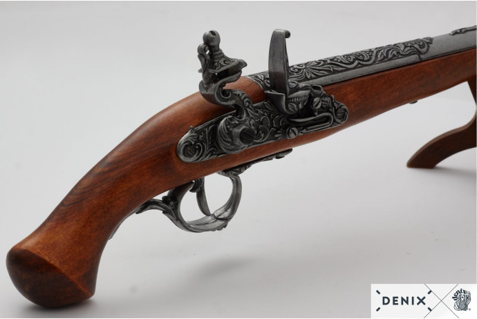 Replika niemiecki pistolet na stojaku Denix model 1260G+801