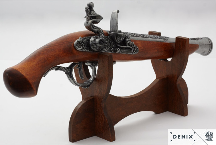 Replika niemiecki pistolet na stojaku Denix model 1260G+801