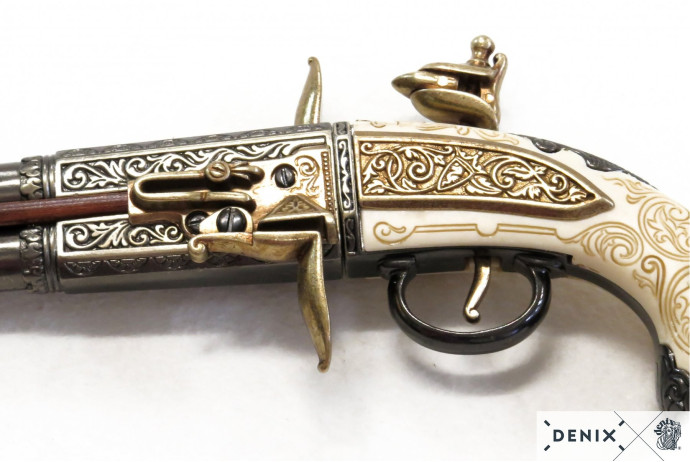replika angielski pistolet w pudełku denix model 1264+P01