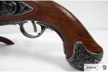 replika pistolet skałkowy na tablo denix model 1296G+TM+11G
