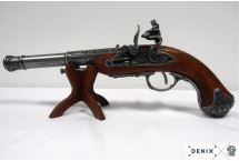 replika leworęczny pistolet na stojaku denix model 1296G+800