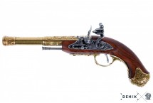 replika leworęczny pistolet na stojaku denix model 1296L+801