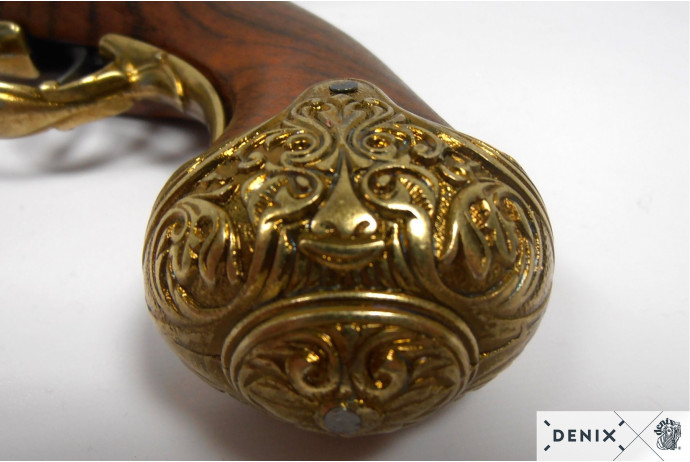 replika pistolet skałkowy w pudełku denix model 1296L+P01