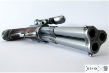 replika trzylufowy pistolet na stojaku denix model 1306+800