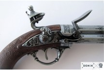 replika trzylufowy pistolet w pudełku denix model 1306+P02