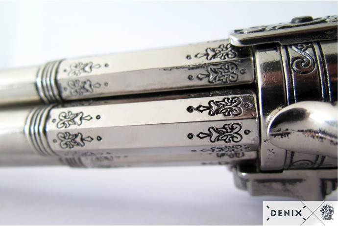 replika trzylufowy pistolet w pudełku denix model 1307+P01