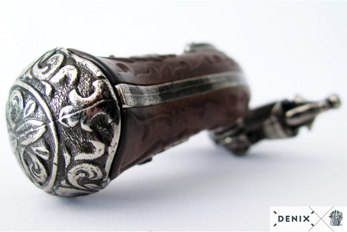 replika dwulufowy pistolet na tablo denix model 1308+TM+11G