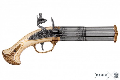 replika czterolufowego pistoletu dnix model 1310