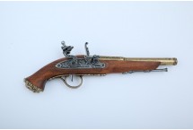 Replika piracki pistolet skałkowy XVIIIw Denix model 1103 L