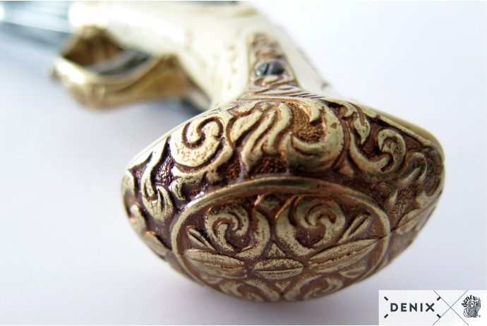 replika czterolufowego pistoletu w pudełku denix model 1310+P02