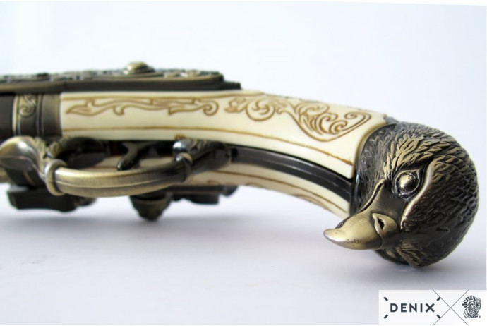 replika trzylufowy pistolet w pudełku denix model 5306+P02